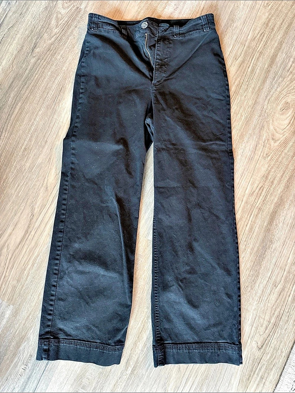 Old Navy High-Rise Wide Leg Pants Black Pants Size 6T